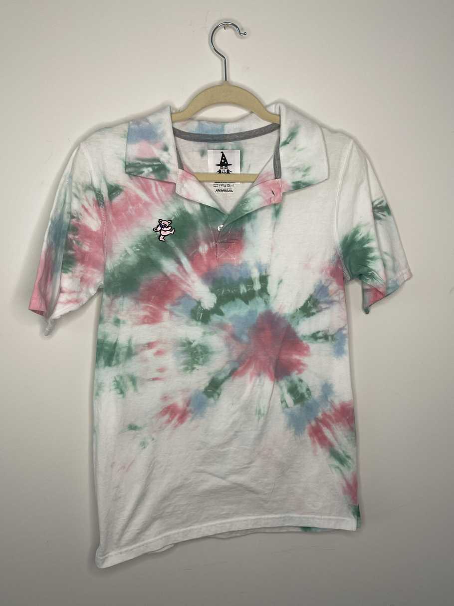Pastel dancing bear polo