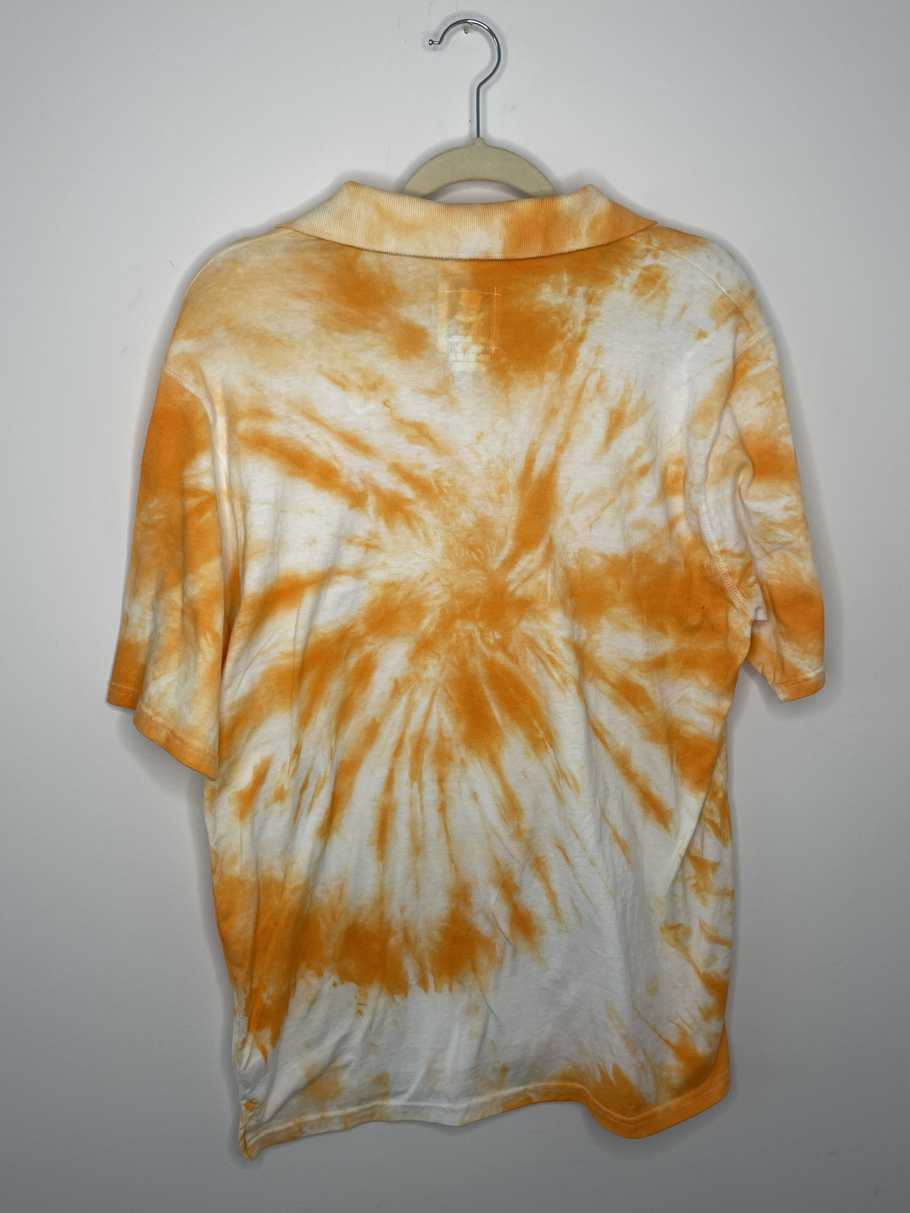 Orange dancing bear polo